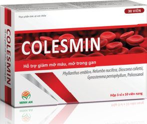  Colesmin - Hỗ trợ giảm mỡ máu, mỡ trong gan